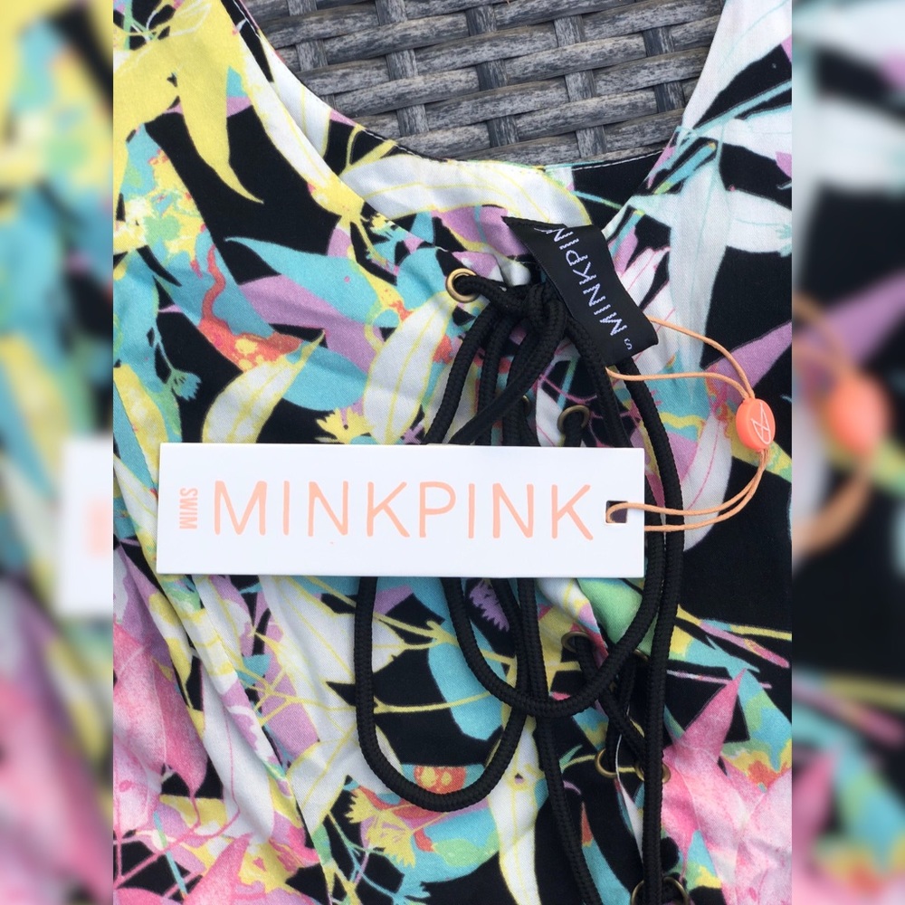 MINKPINK Tropical Print Skater Dress - Picture 2 of 8
